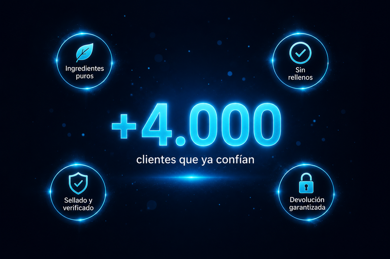 BENEFICIOS CLAROS,
RESULTADOS
REALES
