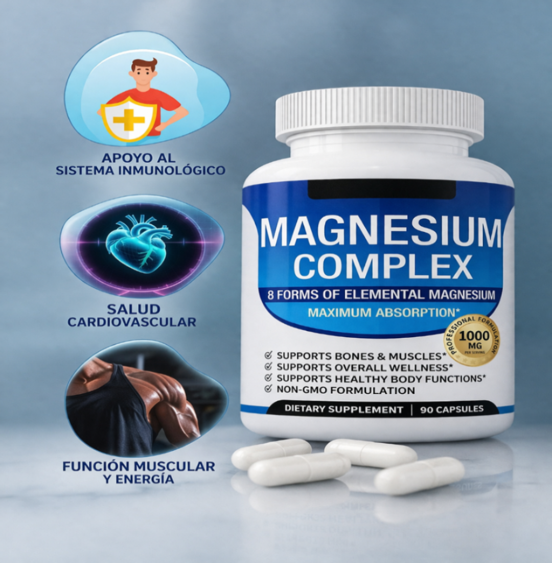 Magnesio 8 en 1 Relajación y Corazón