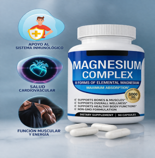 Magnesio 8 en 1 Relajación y Corazón