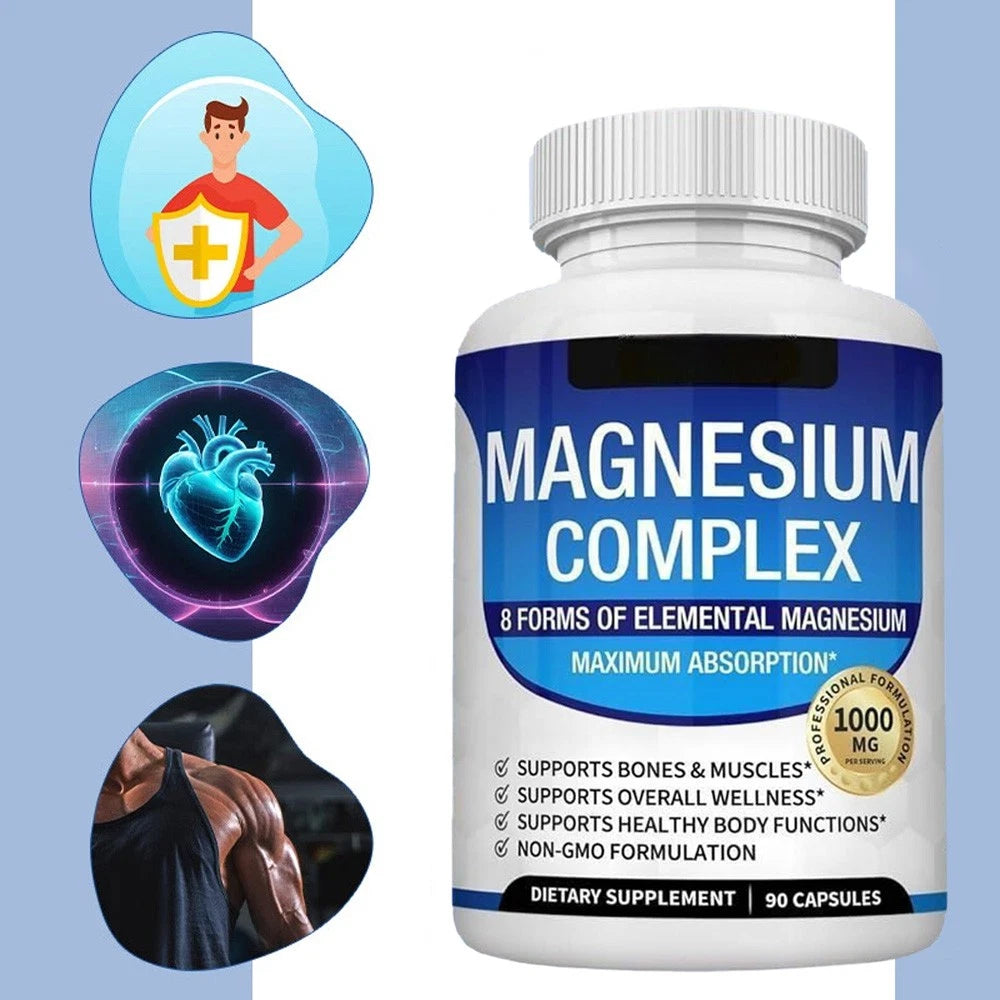 Magnesio 8 en 1 Relajación y Corazón